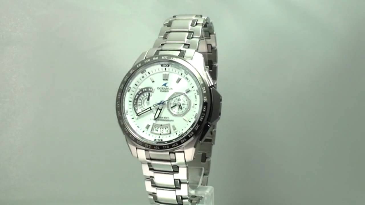 カシオ オシアナスCASIO OCEANUS OCW-T750TDC-7AJF - YouTube