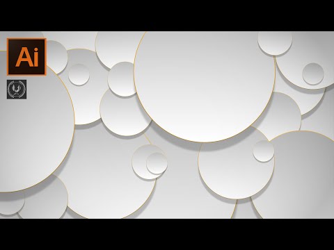 Adobe illustrator CC Tutorial - How to make Simple Vector Background Design