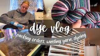 Dyeing the longest self striping repeat yet!