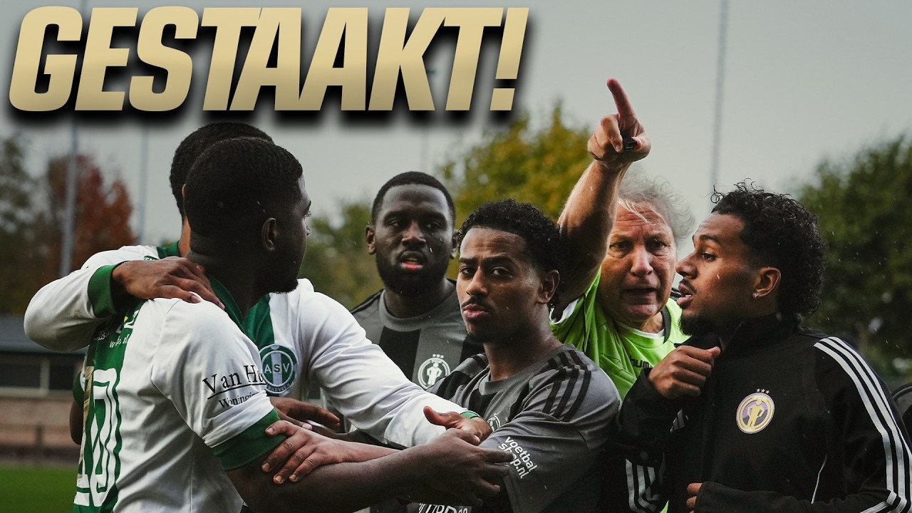Wedstrijd wordt GESTAAKT door SCHEIDSRECHTER | FCF - ASV’ 65
