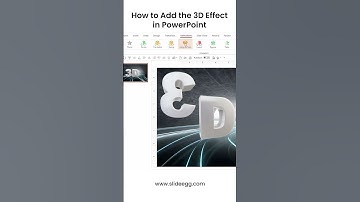 How to Add the 3D Effect in PowerPoint #slideegg