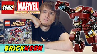 Лего LEGO Marvel The Hulk Buster Smash Brickworm