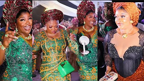 Dayo Amusa, Bimbo Thomas, and Omoborty Dazzle in Their Attire at Sikiratu Sindodo Mum's Burial!
