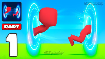 Dr. Portal Gameplay Walkthrough Part 1 - Tutorial Use Portal Gun Teleport (Android,iOS)