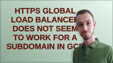HTTPS global load balancer does not seem to work for a subdomain in GCP