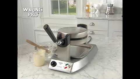 Waring Pro Waffle Maker Point of Purchase Video - Gazakitchen.com