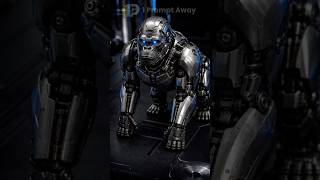 A metal object just turned into a gorilla and I can't stop watching 🦍 #aiart #aidesign #creativeai