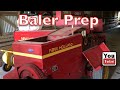 Getting A Baler Ready to Bale Hay