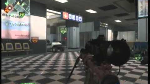 MW2 Quick Scope No Scope Throwing KNIFE montage