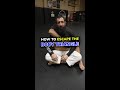 How To Escape From The Body Triangle In Jiu Jitsu!🥋