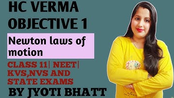 Objective 1| Hc Verma laws of motion for JEE Mains/AIIMS/CLASS 11| #kvs #htet #dsssb #pgtphysics