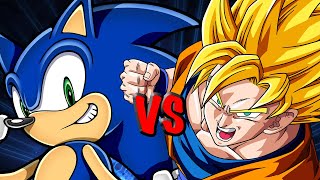 Sonic vs Goku Rap Battle! Extended   Remastered HD