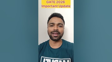 GATE 2026 | Important Update! 🎓✨ #gateexam #gate2026 #ifas #shorts