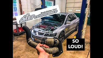 MAKING THE EVO INSANELY LOUD! OPEN DUMP!