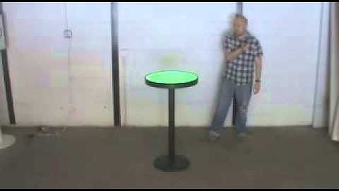 Round Light Up Tables - 24 inch Circles