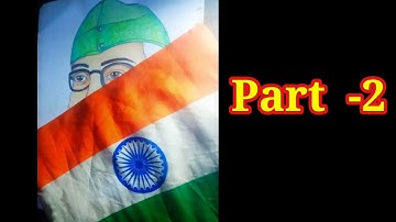 part -2(Netaji Subhash Chandra Bose 23rd january) special  drawing tutorial