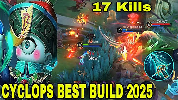 CYCLOPS BEST BUILD 2025!! BUILD TOP  ONE GLOBAL MOBILE LEGENDS