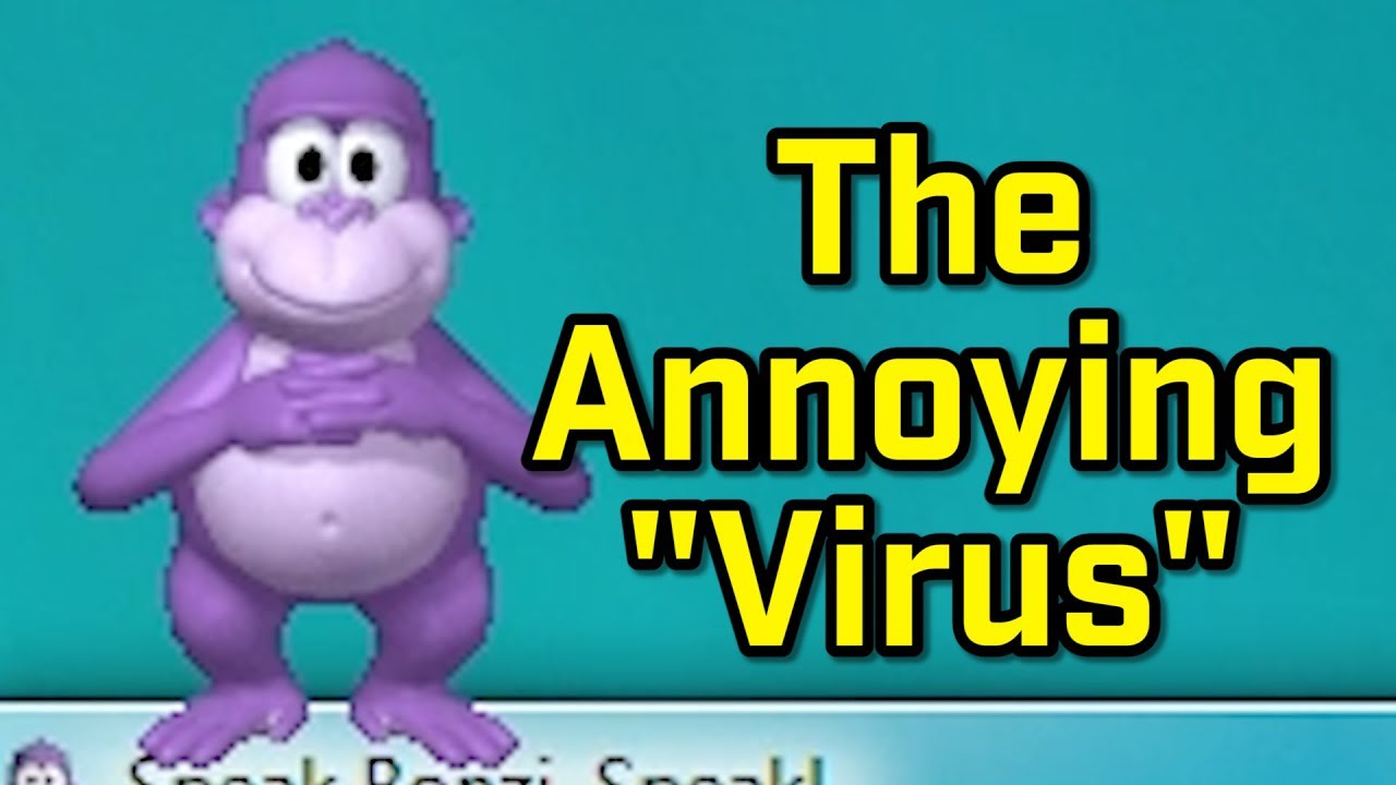 someone made a virus-free version of bonzi buddy (HE CAN SURFBOARD)