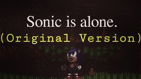 Sonic is alone. (Original Version) – Official Developer Playthrough