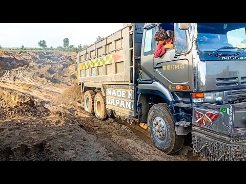 nissan-v8-truck-18000cc-engine-horsepower-stuck-after-full-loaded-april-12,-2019