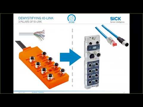 Demystifying IO-Link Webinar hosted by SICK, Inc.