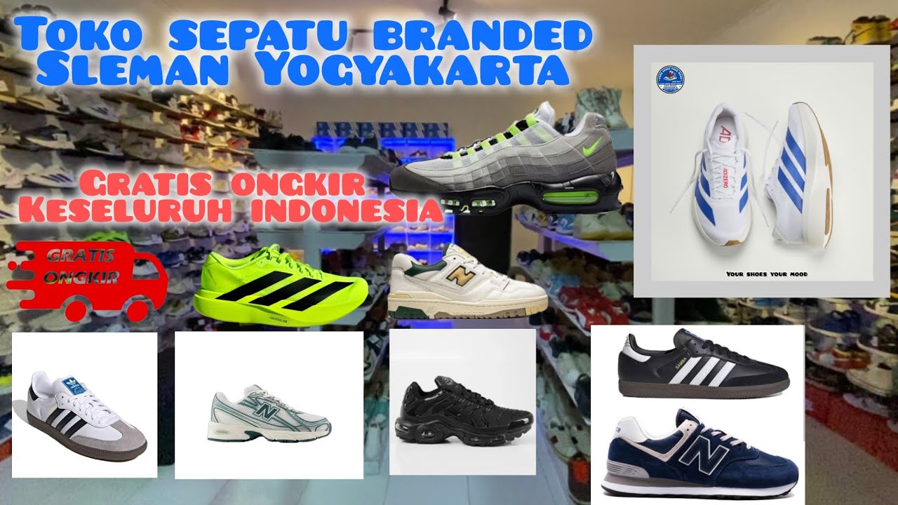 Toko sepatu branded terlengkap ( second shoes ) #yogyakarta #sleman 