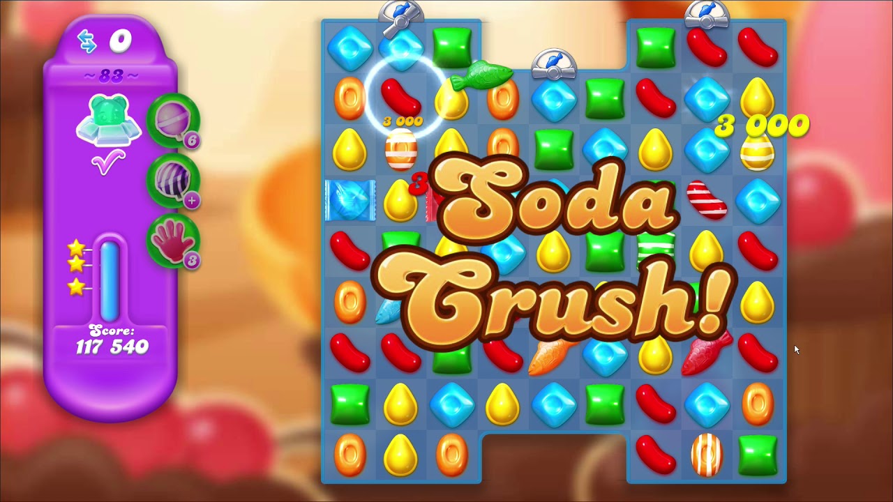 ᐈ CANDY CRUSH SODA SAGA Level 828384 Walkthrough the Honey