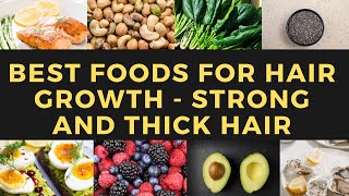 Best Foods For Long and Strong Hair - Reducing Hairfall | Shiny and Healthy Hair