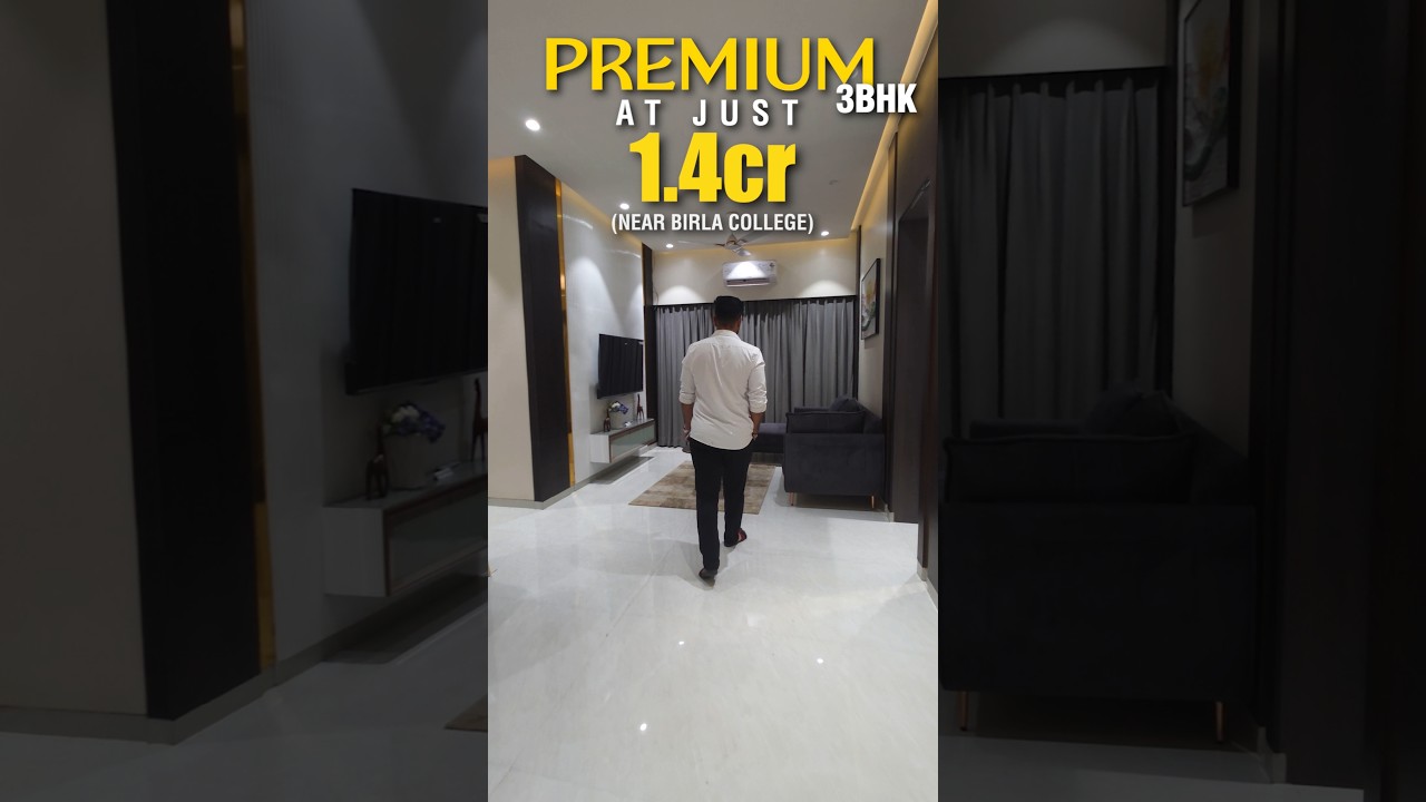 3bhk flat for sale Near Birla College|Under Construction 2028 possession best for investment 