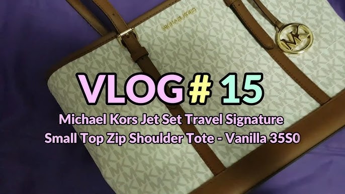 UNBOXING: MICHAEL KORS Voyager Large Logo Top-Zip Tote Bag 