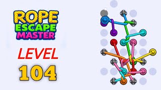 Rope Escape Master Level 104 walkthrough solution 