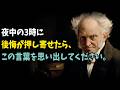 夜中の3時、後悔で眠れないあなたへ｜ショーペンハウアーが語る「過去を手放す」生き方