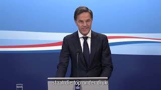 Het inleidend statement van minister-president Rutte na de #ministerraad van 4 november 2022.