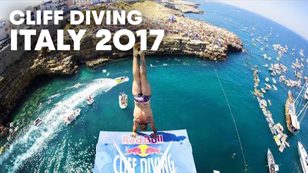 skrige smøre kantsten These guys sure know how to dive | Red Bull Cliff Diving Italy 2017 - Best  Dives Men - YouTube