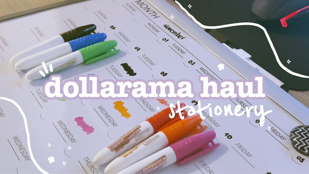 🌧 dollarama haul - cheap stationery ~ back to class!