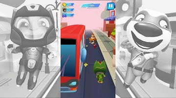 Talking Tom Hero Dash PLANET POWER TOM Android iOS Gameplay