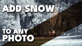 Super Easy Trick to Add Snow to Any Photo in Photoshop screenshot 5