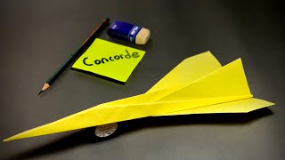 Dünyanın en hızlı yolcu uçağı Condorde. Kağıttan uçak nasıl yapılır? Kolay gelsin.