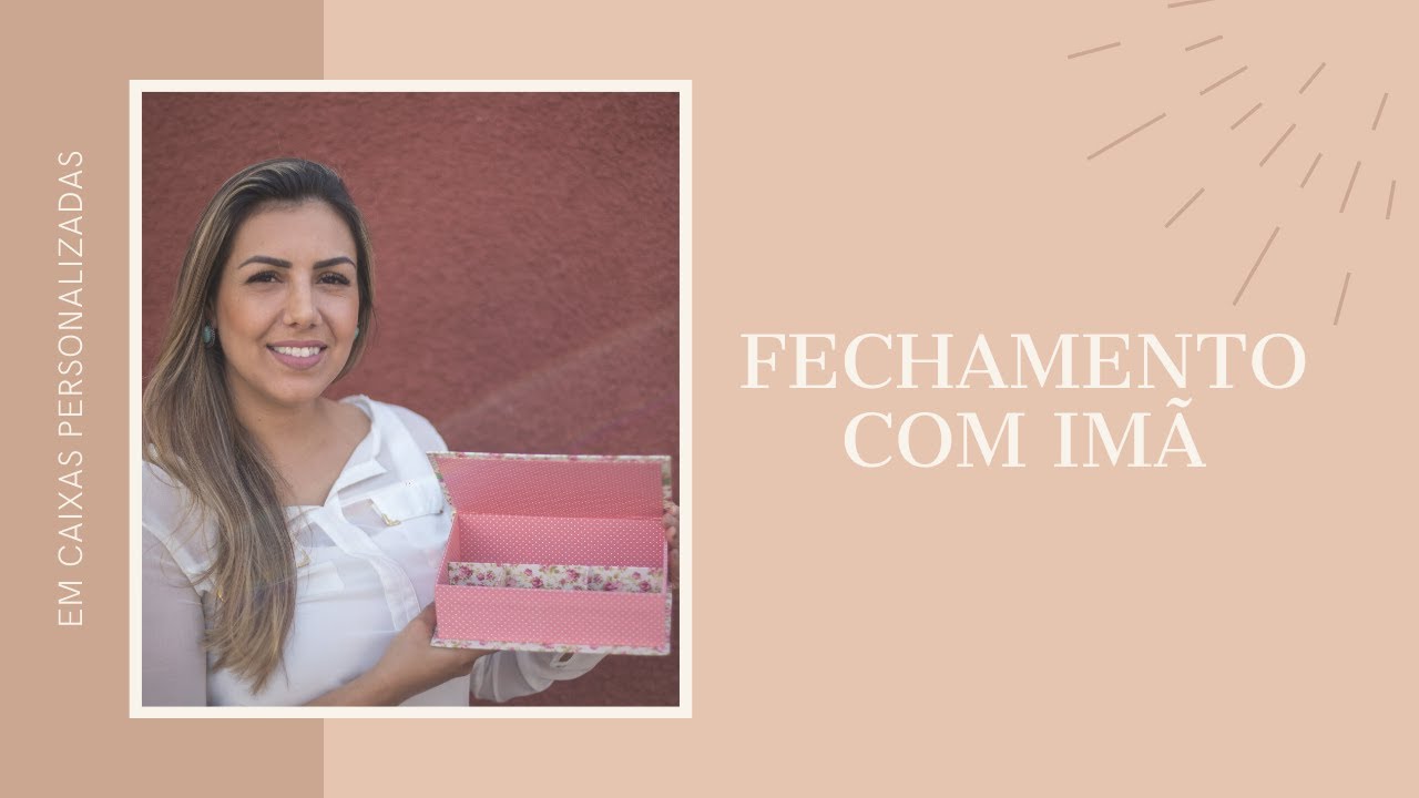 Caixa com Fechamento de imã