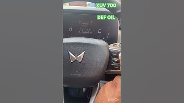 XUV 700 DEF LEVEL HOW TO CHECK #xuv700 #mahindra #everyone #automobile #mahindraxuv