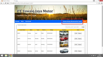 Menampilkan User yang Sedang Login dengan PHP