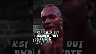 WHEN KSI CALLED OUT TATE 🥶💀 | #shorts #Ksi #andrewtate #fight #viral