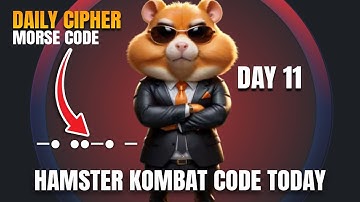 HAMSTER KOMBAT DAILY CIPHER JUNE 16 | HAMSTER KOMBAT MORSE CODE DAY 11