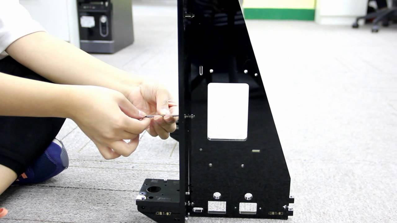 Side Panel Assembly R 9 Side panel assembly------geeetech prusa I3X - YouTube