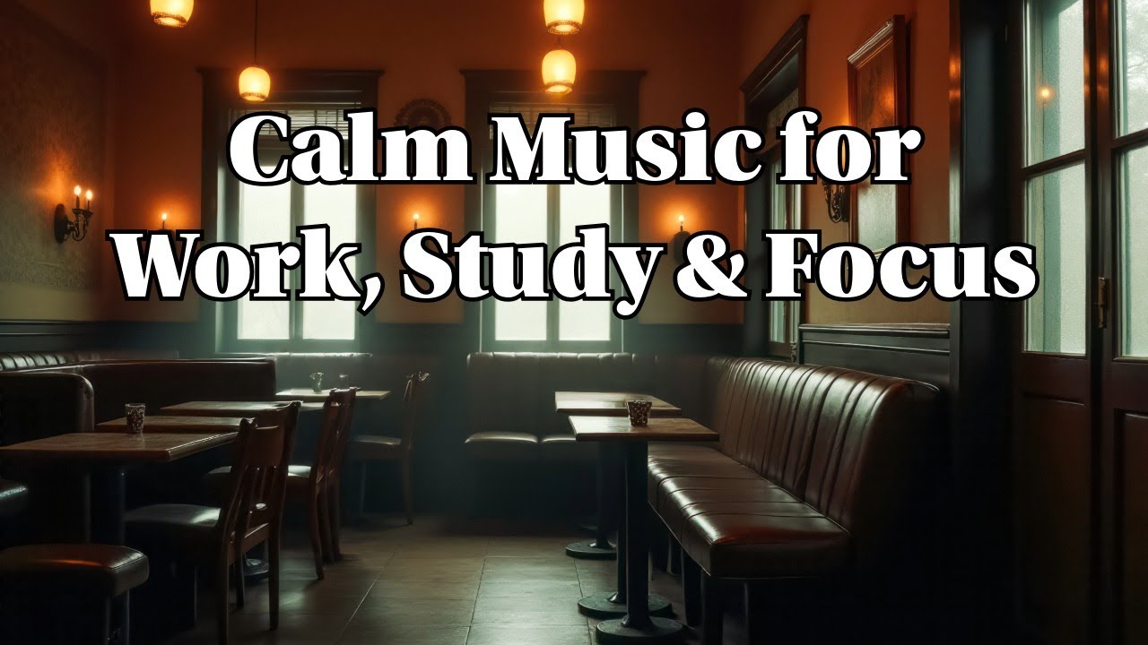 Retro Cafe Piano BGM | Calm Music for Work, Study & Focus レトロカフェで流れるピアノBGM｜作業・勉強に集中できる音楽