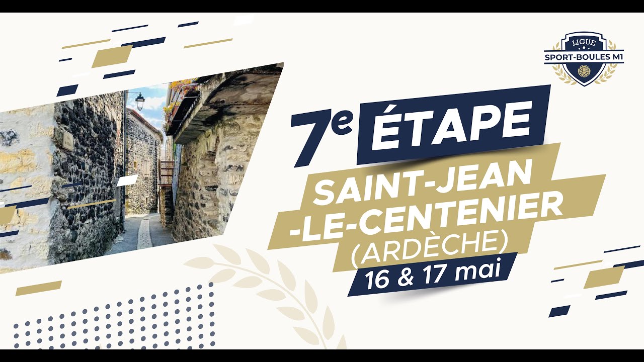 Finale LM1 Sport Boules 2025 E7 St Jean Le Centenier