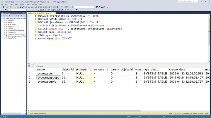 Joining strings in SQL Server: +, CONCAT, CONCAT_WS and STRING_AGG