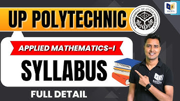 applied mathematics 1 syllabus 2024 | up polytechnic 1st semester applied math full syllabus