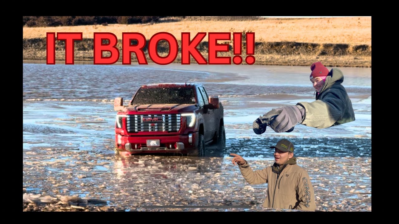 Driving over 200k in trucks  into a pond!!