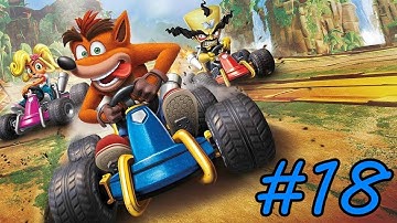 Crash Team Racing Nitro-Fueled - Walkthrough - Part 18 - Rocky Road (PS4 HD) [1080p60FPS]